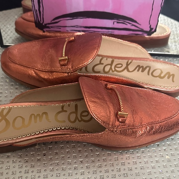 Sam Edelman Women's Copper Metallic Loafers, size 7 - Picture 7 of 7